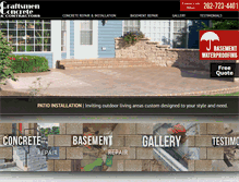 Tablet Screenshot of craftsmenconcrete.com